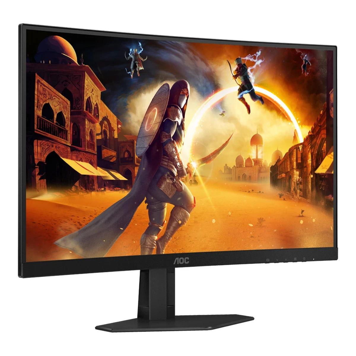 AOC Monitor Gaming C27G4ZXE Curved 27" FAST VA, 16:9, 1920x1080, 280Hz, 0.3ms, 300 cd/m2, 4000:1, 2xHDMI, DP, Adaptive Sync, Tilt, Black-Red, VESA 3y