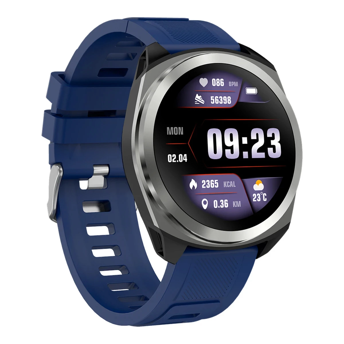 CANYON smart watch Maveric SW-83 GPS Silver Blue