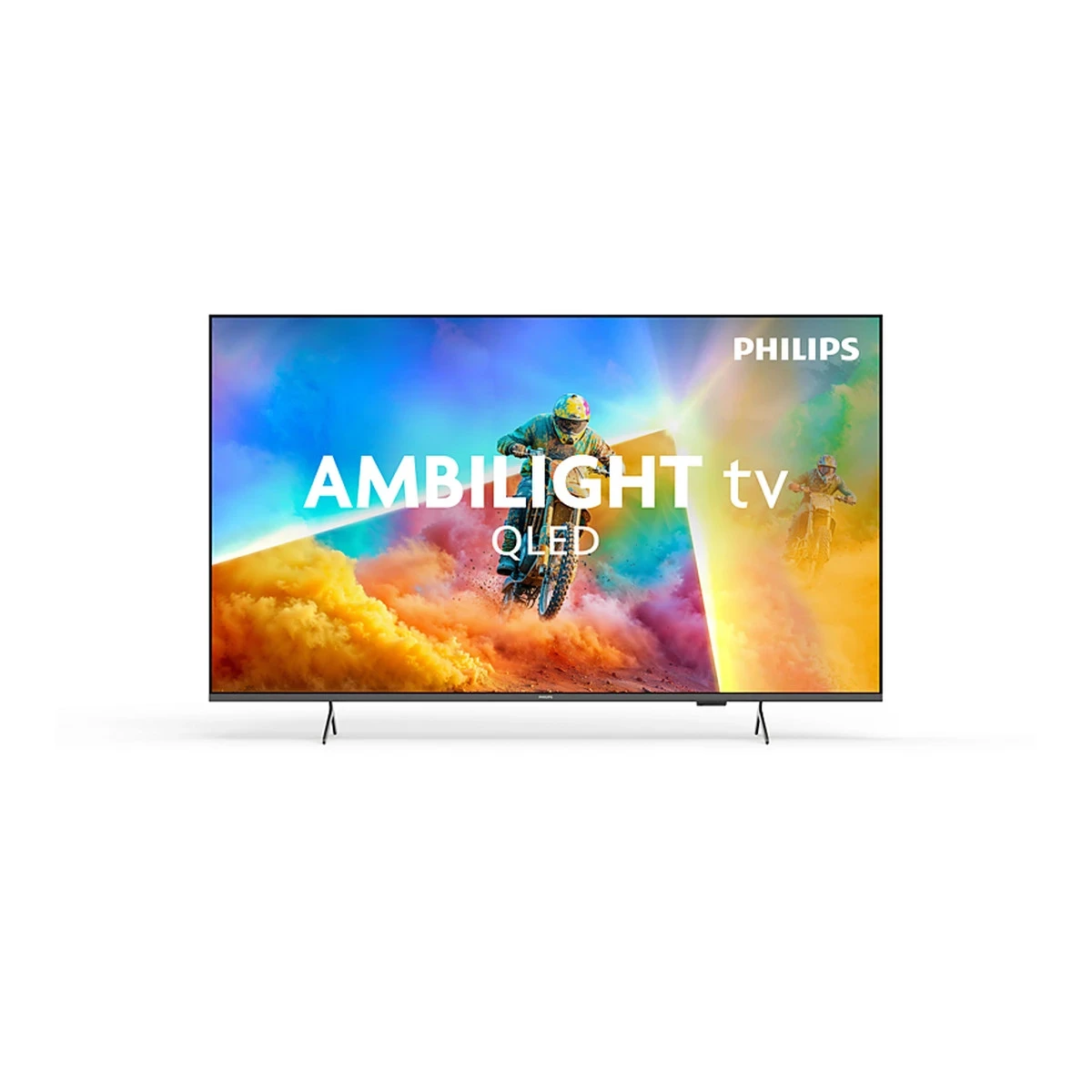Philips TV QLED 55PQS8501/12, AMBILIGHT 4K QLED TV, 139 cm (55''), Titan OS, AmbiScape, Airplay, P5 Image processor, Dolby Atmos