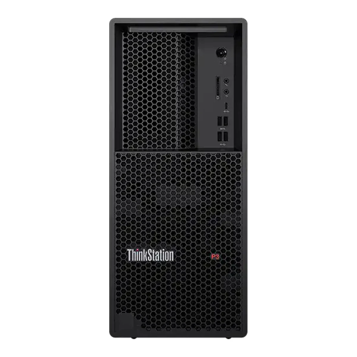 Lenovo ThinkStatio P3 Gen2, Intel Core Ultra 7 265 vPro, 2x16 GB DDR5-5600MT/s, 1 TB SSD M.2, NVIDIA RTX A1000 8GB GDDR6, Front: 4x USB 3.2, 1x USB C 3.2, 1x Mic, 1x Head/Mic, Back 2x USB 3.2, 2x USB 2.0, HDMI, DP, RJ45, Line Out, 750W, W11Pro, 3Yr