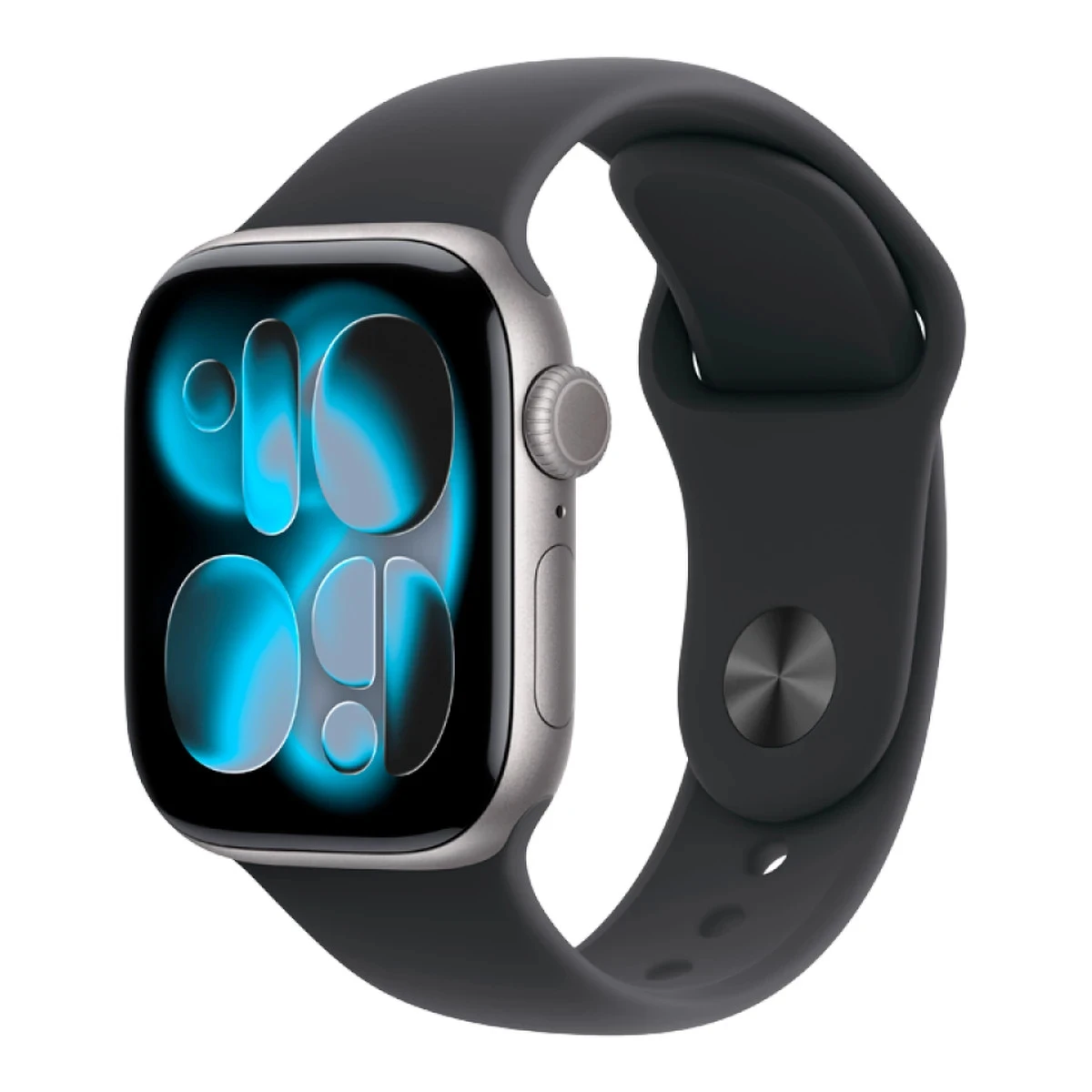 Apple Watch Series 11 GPS 42mm Space Grey Aluminium Case with Black Sport Band - S/M,Model A3331