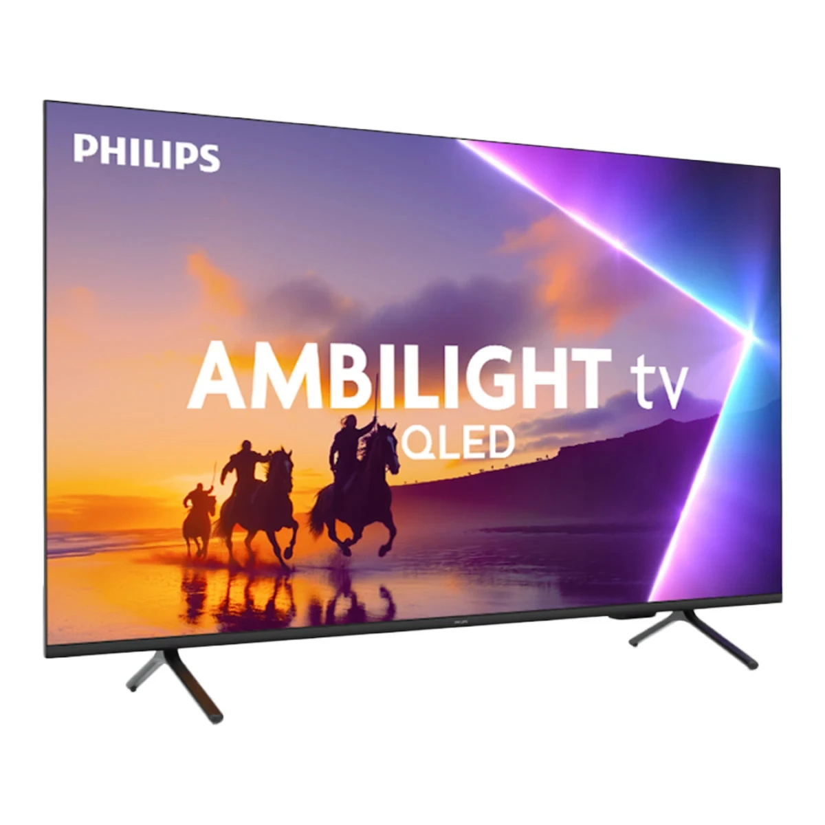 Philips TV QLED 4K AMBILIGHT 50PUS8510/12, 126 cm (50") TV, Pixel Precise Ultra HD, Titan OS smart platform, Dolby Atmos sound.
