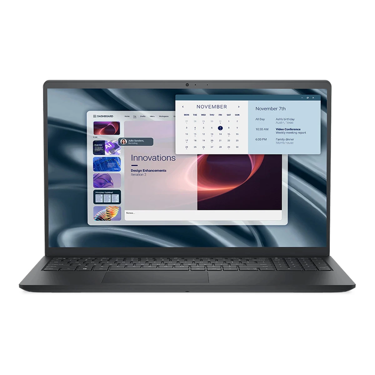 Dell Pro 15 Essential PV15255, 15.6" FHD (1920 x 1080), non-Touch, AMD Ryzen 3 7320U, 8GB LPDDR5 5500MHz (Onboard), M.2 512GB SSD, Radeon 610M Integrated, Wi-Fi 5, BT, HDMI, 1xUSB-C 3.2, 1xUSB 3.2, 1xUSB 2.0, FngPr, Backlit KB (QWERTZ), Ubuntu, 3Y