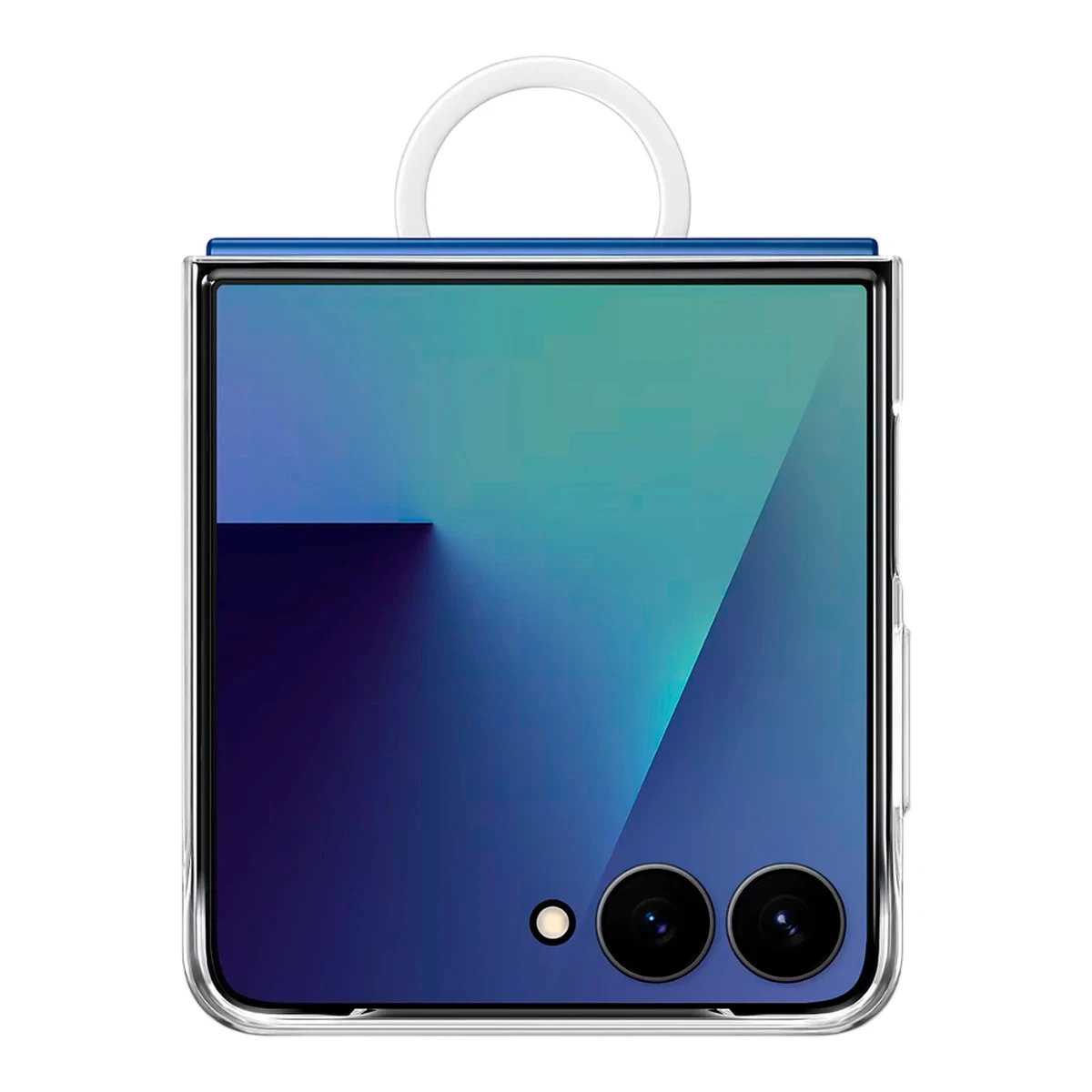 Samsung Galaxy Z Flip7 Ring Case (Clear) Transparent