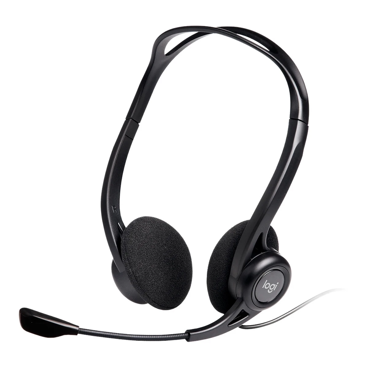 LOGITECH PC960 Corded Stereo Headset BLACK - USB