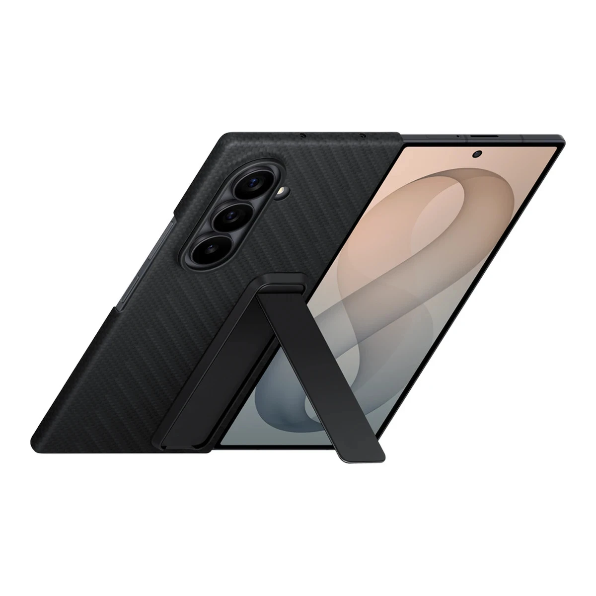 Samsung Galaxy Fold8 Ultra Carbon Standing Black