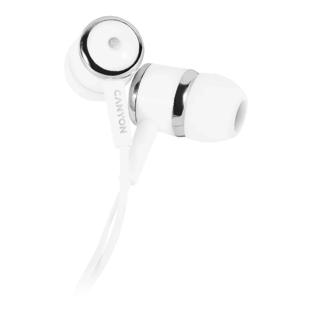 CANYON headphones EPM-01 Mic 1.2m White