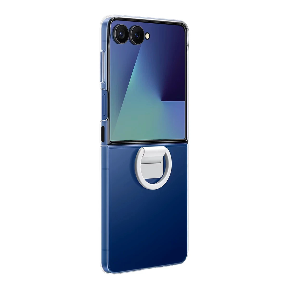 Samsung Galaxy Z Flip7 Ring Case (Clear) Transparent