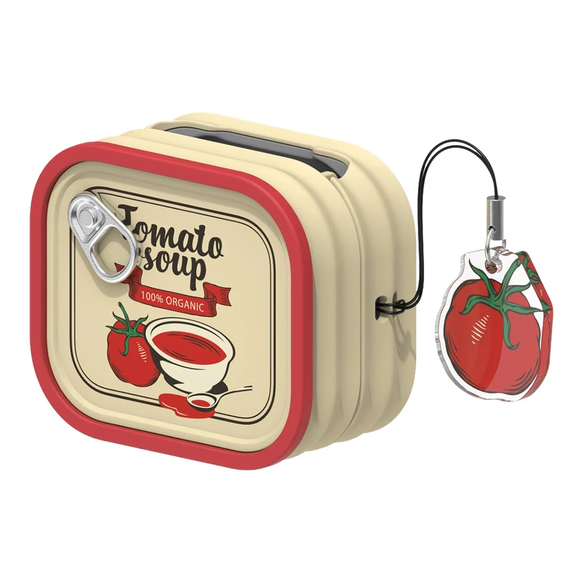 Samsung Galaxy Buds4 / Buds4 Pro Food Can Case Red
