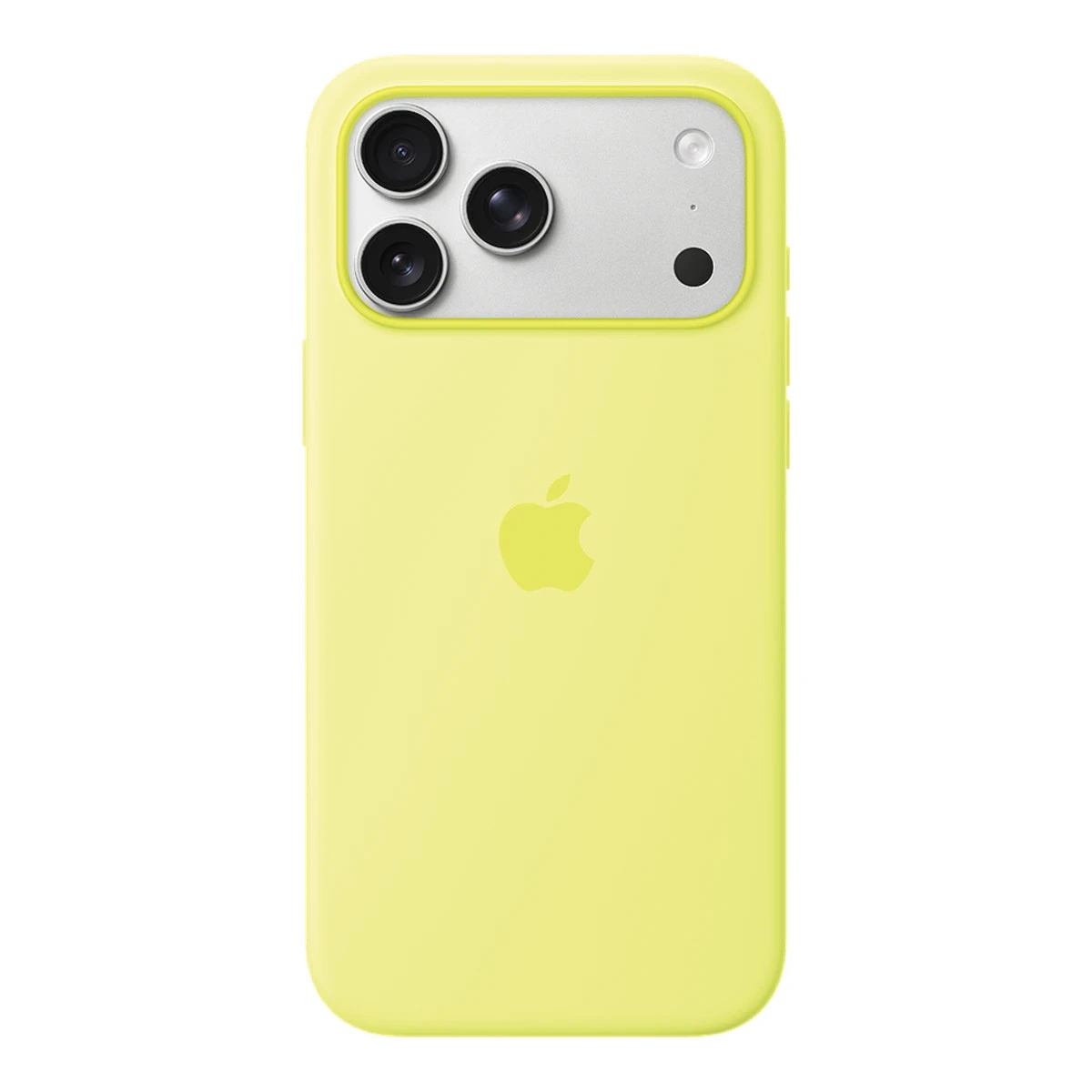 iPhone 17 Pro Max Silicone Case with MagSafe - Neon Yellow,Model A3560