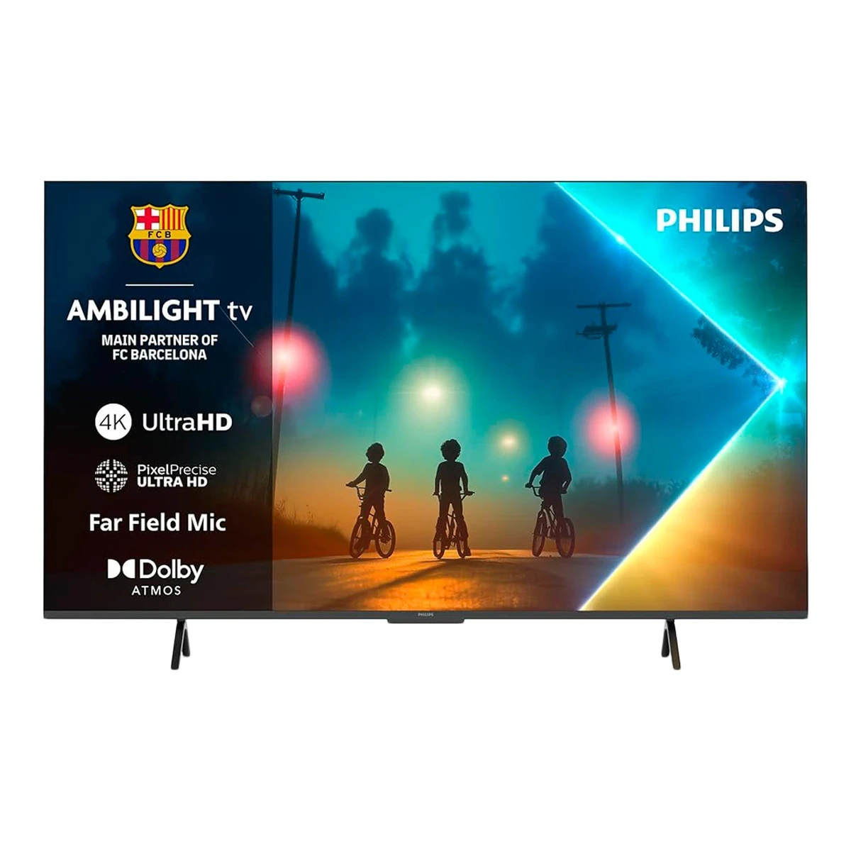 Philips 43PUS8200/12 4K Ultra HD LED AMBILIGHT Smart TV, 108 cm (43"), Pixel Precise Ultra HD, HDR10+, Titan OS, Dolby Atmos, DTS:X