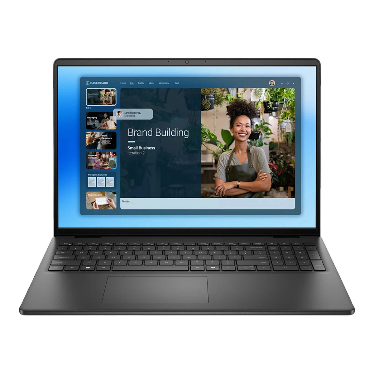 Dell 16 (DC16250), 16" FHD+ (1920x1200),Non-Touch, Intel Core 5 120U (10Cores,up to 5.0GHz), 16GB (2x8GB) 5200MT/s DDR5,512GB SSD, Intel Integrated, WiFi, BT, Backlit kb, Ubuntu, 3Y