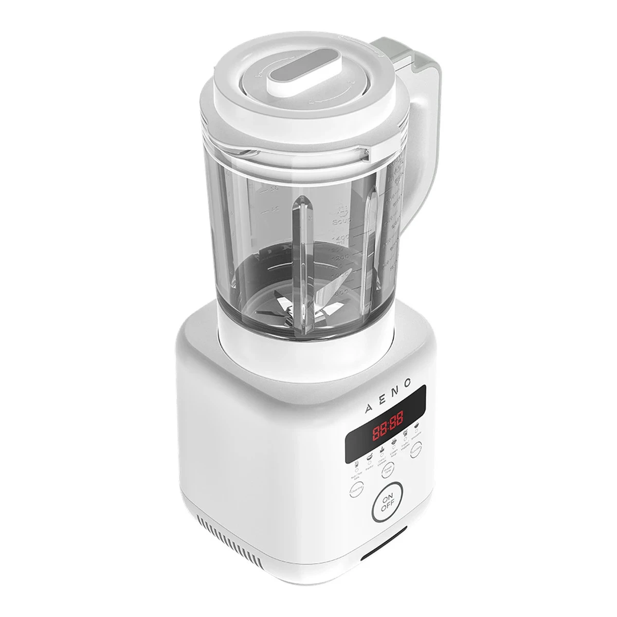 AENO Table Blender-Soupmaker TB2: 800W, 35000 rpm, boiling mode, high borosilicate glass cup, 1.75L, 6 automatic programs, preset time, LED-display
