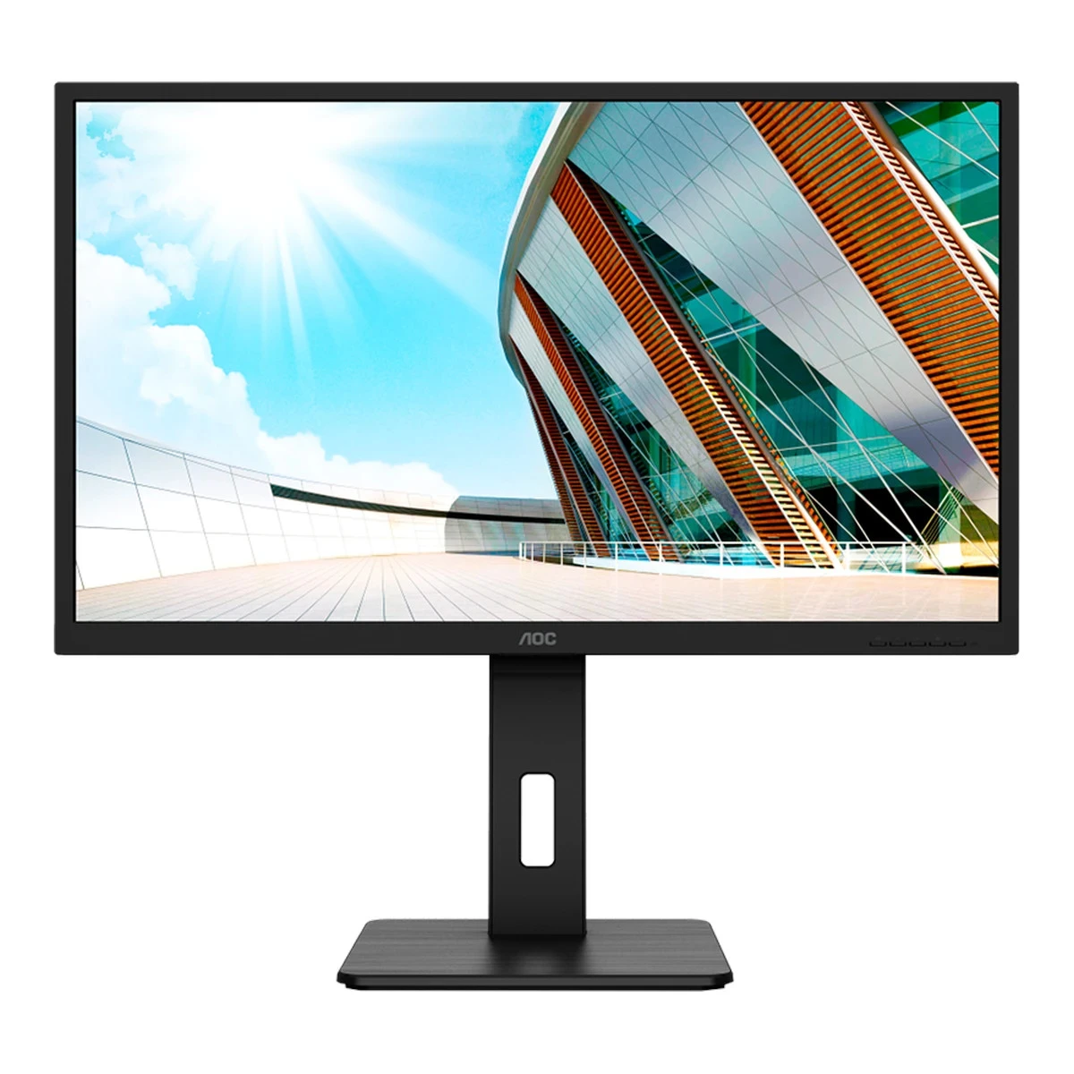 AOC Monitor LED Q32P2 Business 31.5", 16:9, 2560x1440, IPS, 75Hz, 250 cd/m², 1000:1, 50M:1, 4ms, 178/178°, DP, 2xHDMI, DP, 4 x USB 3.2, Speakers, Tilt, Swivel, H. Adjust, VESA, Frameless) Black, 3y