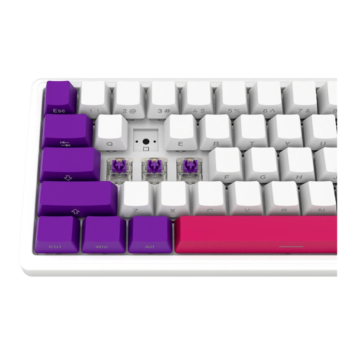 LORGAR KBP70MW, Wireless 65% Mechanical Gaming Keyboard Pro, White, EN layout