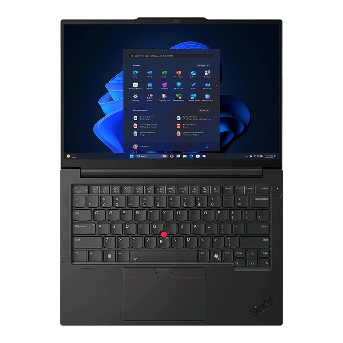 ThinkPad E14 Gen 7, 14" (1920 x 1200) AG, Intel Core 5 210H, 8C up to 3.6GHz, 16GB DDR5, 1TB SSD M.2 PCIe, Cam + Mic, 2x USB 3.2, 1x USB-C, 1x USB-C THB 4, HDMI, Backlit KB, 64Wh, Win 11 Home, 3Yr