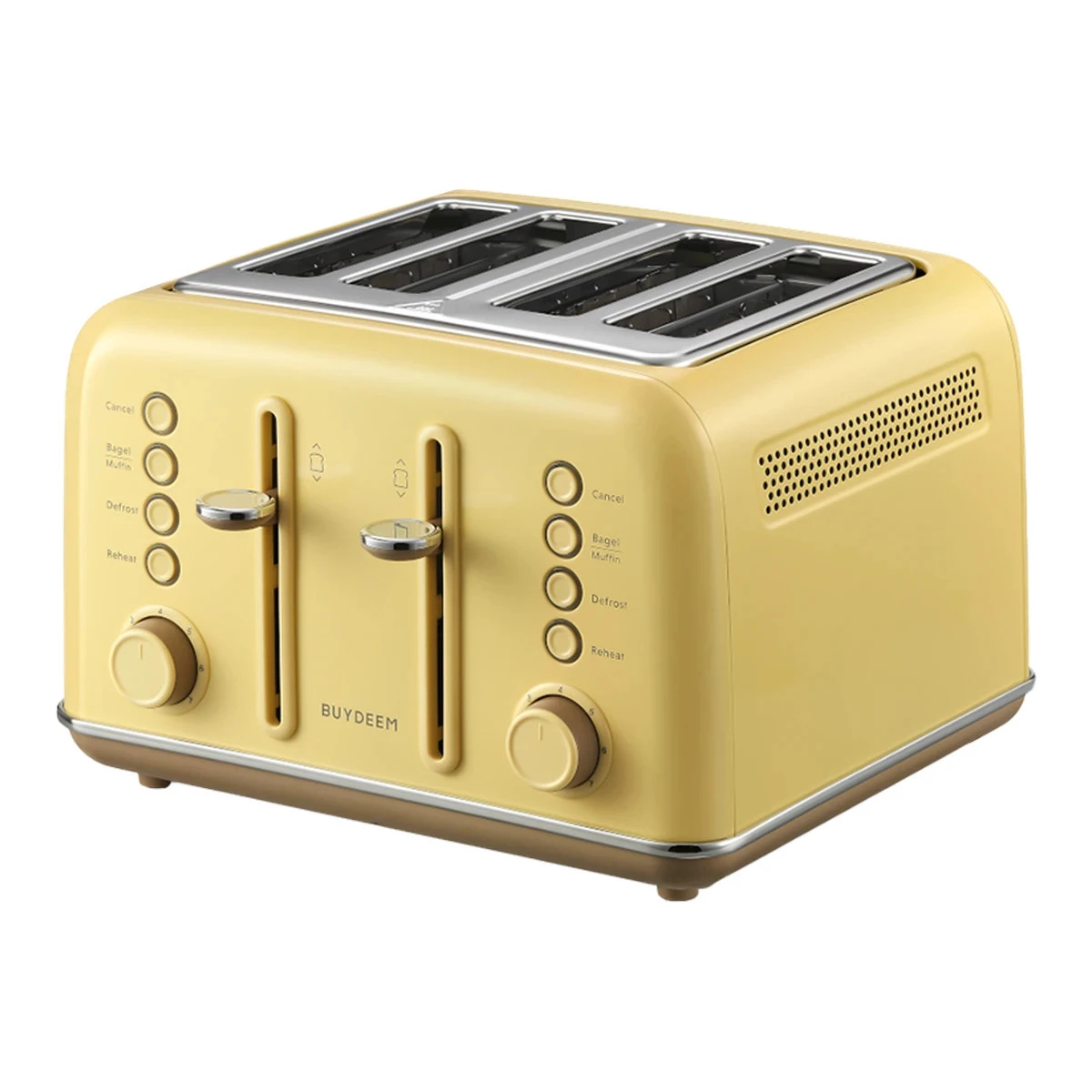 BUYDEEM 4 Slice Toaster, model DT640E, color Mellow Yellow, EU