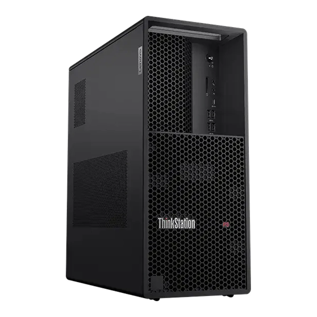 Lenovo ThinkStatio P3 Gen2, Intel Core Ultra 7 265 vPro, 2x16 GB DDR5-5600MT/s, 1 TB SSD M.2, NVIDIA RTX A1000 8GB GDDR6, Front: 4x USB 3.2, 1x USB C 3.2, 1x Mic, 1x Head/Mic, Back 2x USB 3.2, 2x USB 2.0, HDMI, DP, RJ45, Line Out, 750W, W11Pro, 3Yr