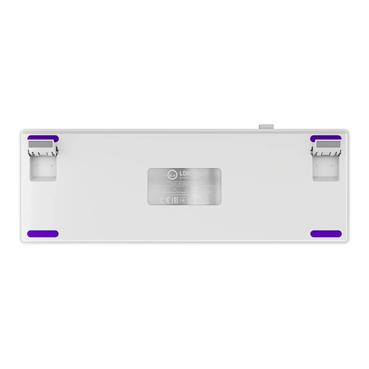 LORGAR KBP70MW, Wireless 65% Mechanical Gaming Keyboard Pro, White, EN layout