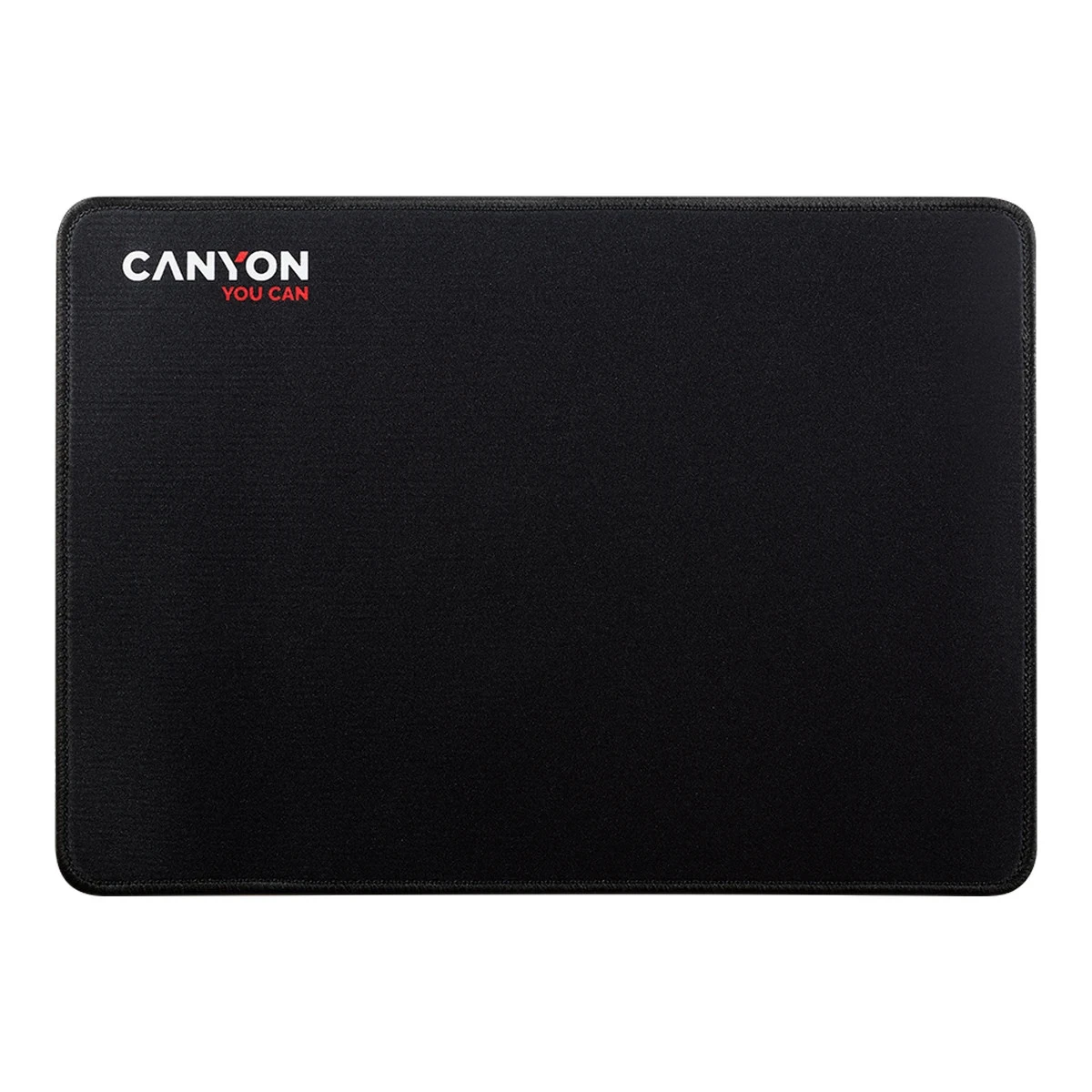CANYON MP-4, Mouse pad,350X250X3MM,Multipandex,fully black with our logo (non gaming),blister cardboard