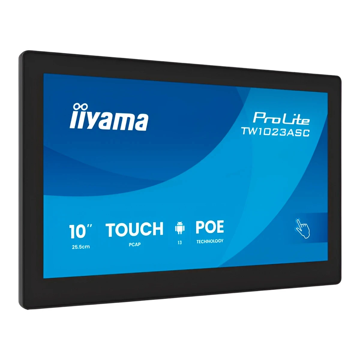 TW1023ASC-B3P 10,1" Panel-PC with Android 13+GMS, SOC uad-core RK3568 4GB, Storage 32GB, PCAP 10-Points Touch, 280x800, IPS panel, Speakers, POE, WIFI, BT5.2, SD Slot, HDMI-out