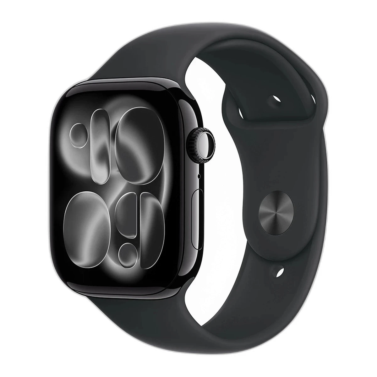 Apple Watch Series 11 GPS 46mm Jet Black Aluminium Case with Black Sport Band - M/L,Model A3333