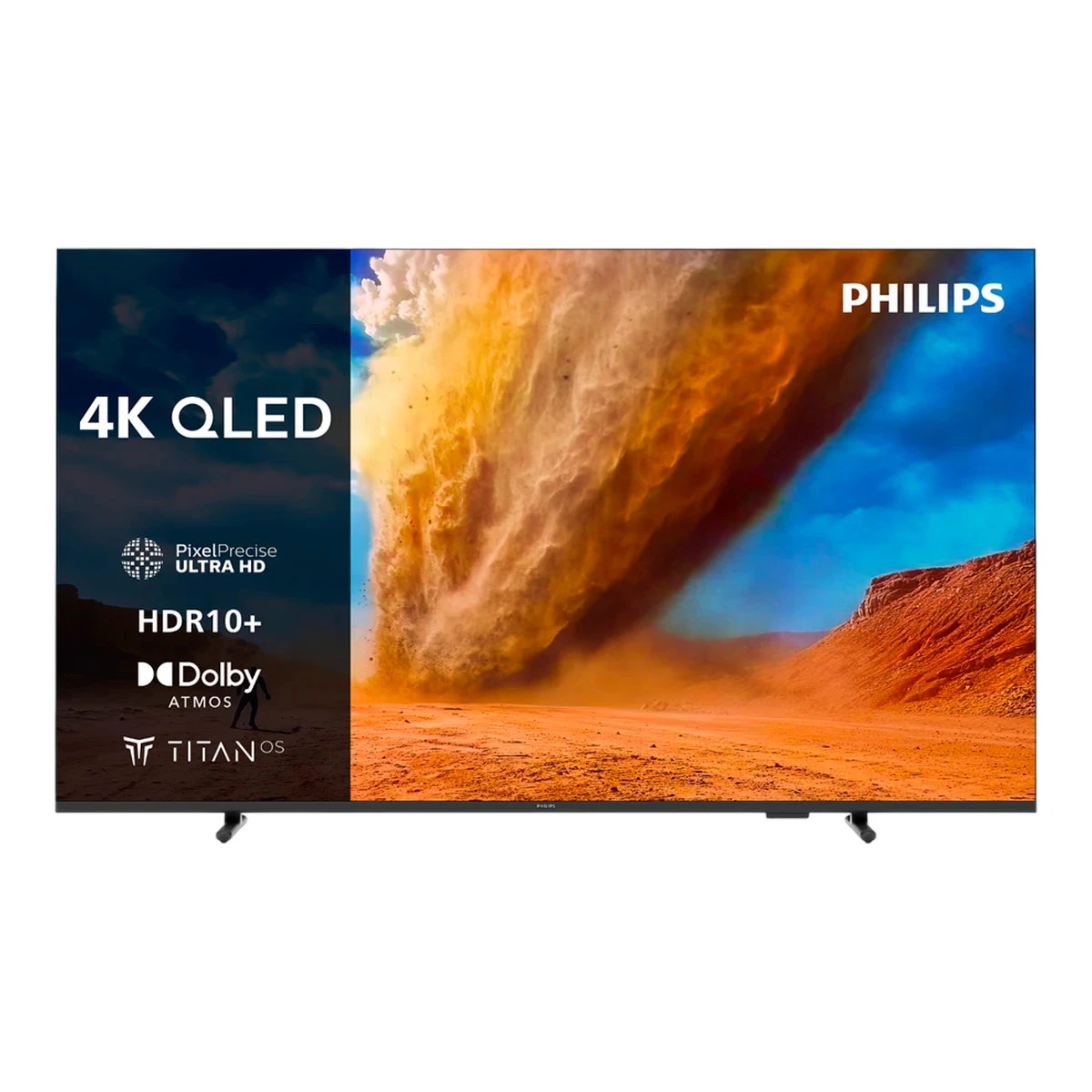 Philips 75PUS7810/12 4K QLED TV, 189 cm (75"), Pixel Precise Ultra HD, Titan SMART OS, Dolby Atmos sound. HDR10+