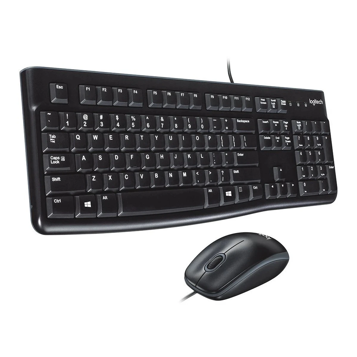 LOGITECH MK120 Corded Combo - BLACK - USB - HRV-SLV-SRB