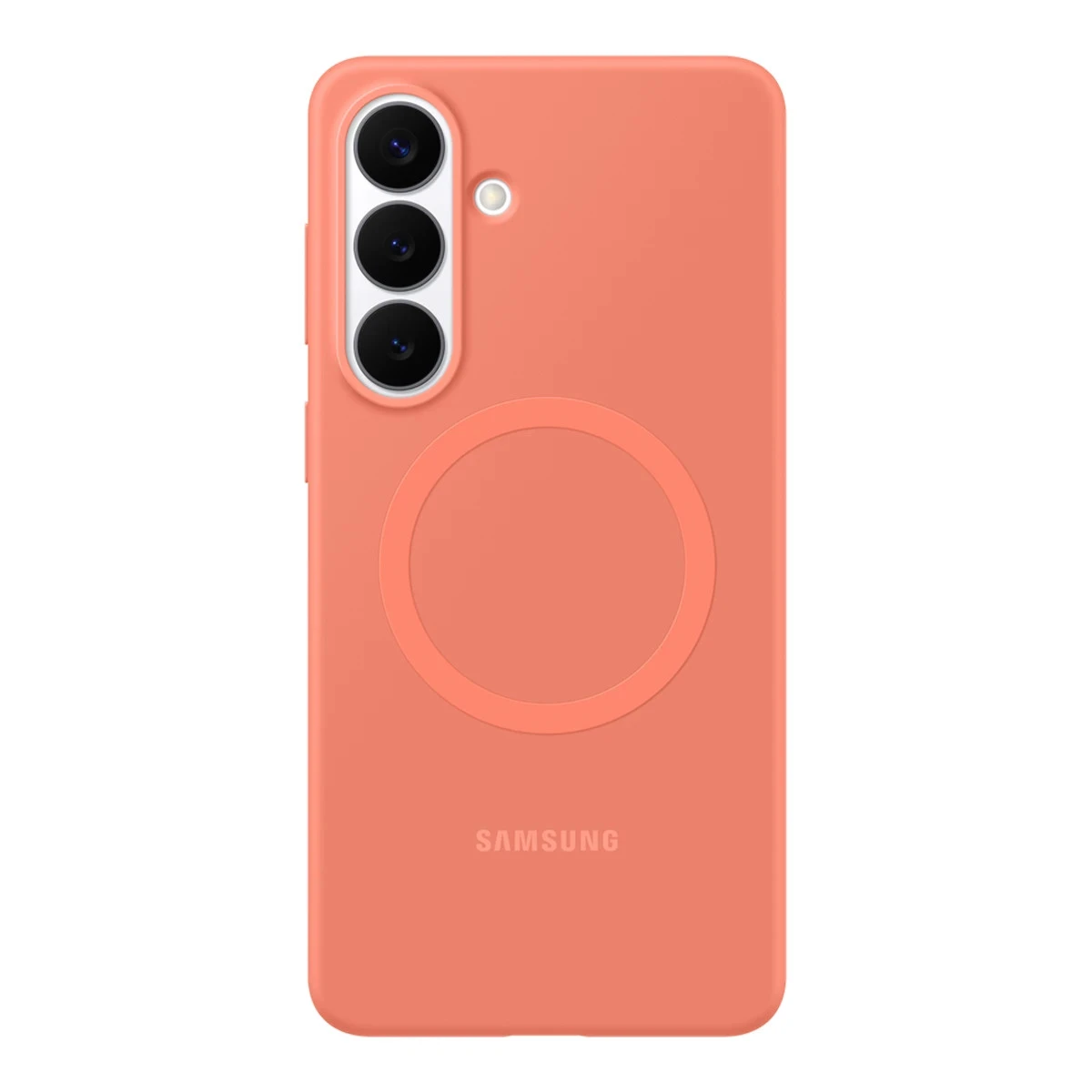Samsung Galaxy S26+ Silicone Magnet Case Coralred