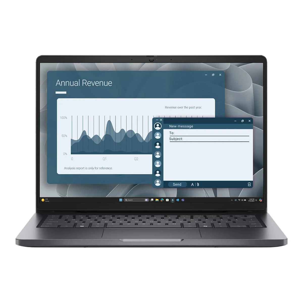 Dell Pro 14 (PC14255), 14" FHD+ (1920x1200), non-Touch, AMD Ryzen 5 220 (6C, 4.9 GHz), 16GB (1x16GB) DDR5, M.2 512GB SSD, AMD Radeon 740M, WiFi, BT, HDMI, USB-C (DP/PD), 2xUSB3.2, RJ-45, FngPr, Backlit kb, Win11Pro, 3Y