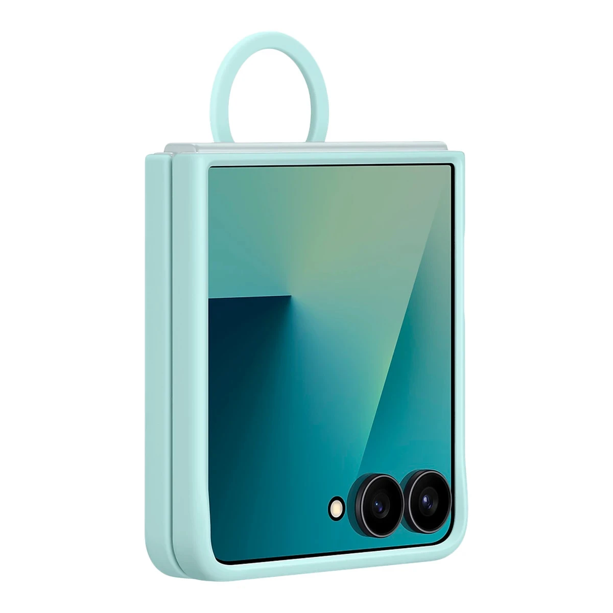 Samsung Galaxy Z Flip7 Ring Case (Silicone) Mint