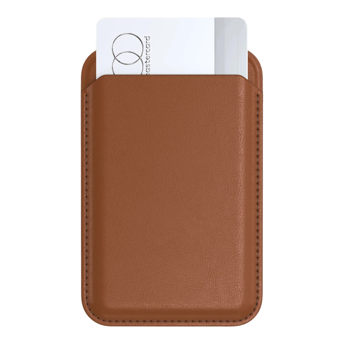 SATECHI Vegan-Leather Magnetic Wallet Stand (Brown)