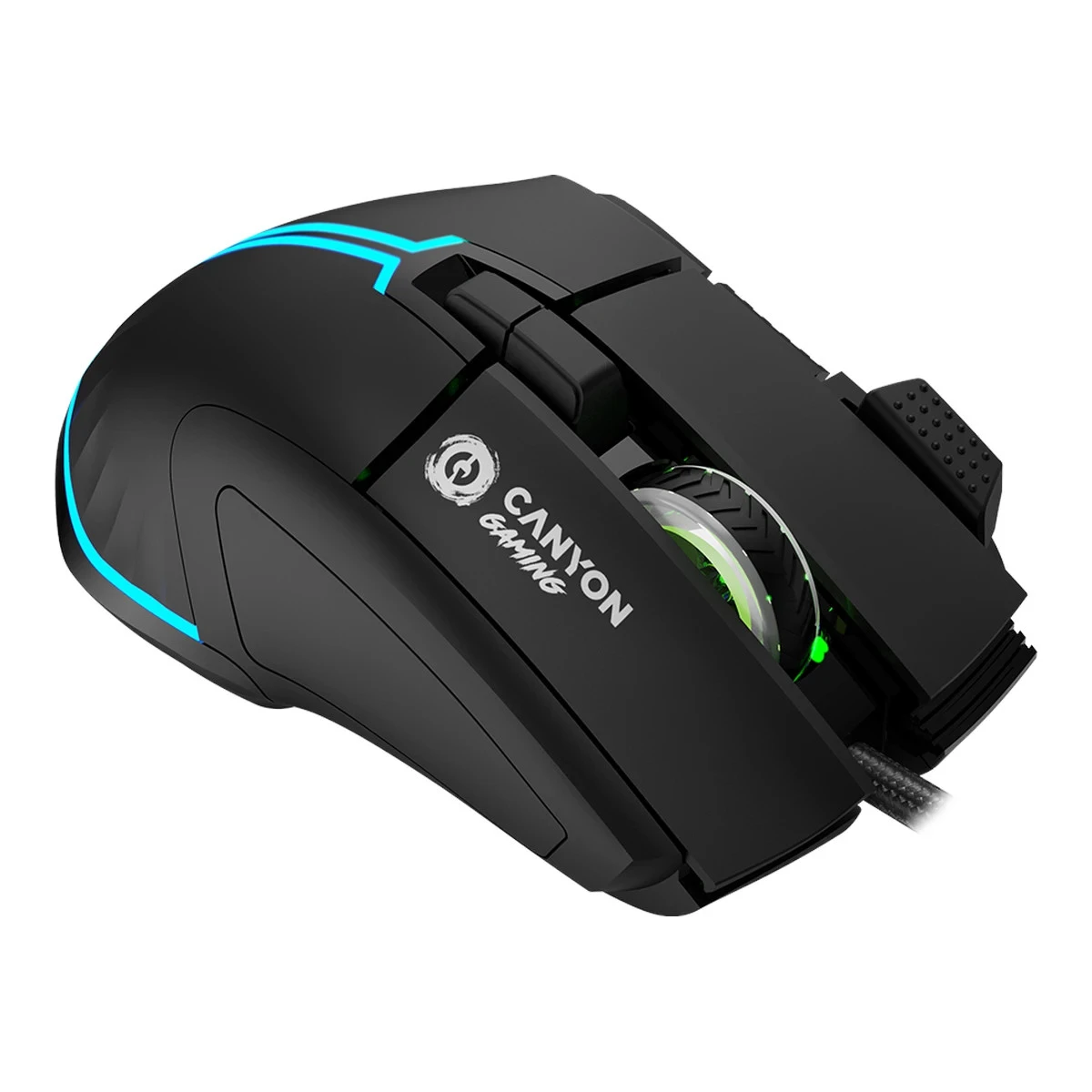 CANYON mouse Fortnax GM-636 RGB 9buttons Wired Black