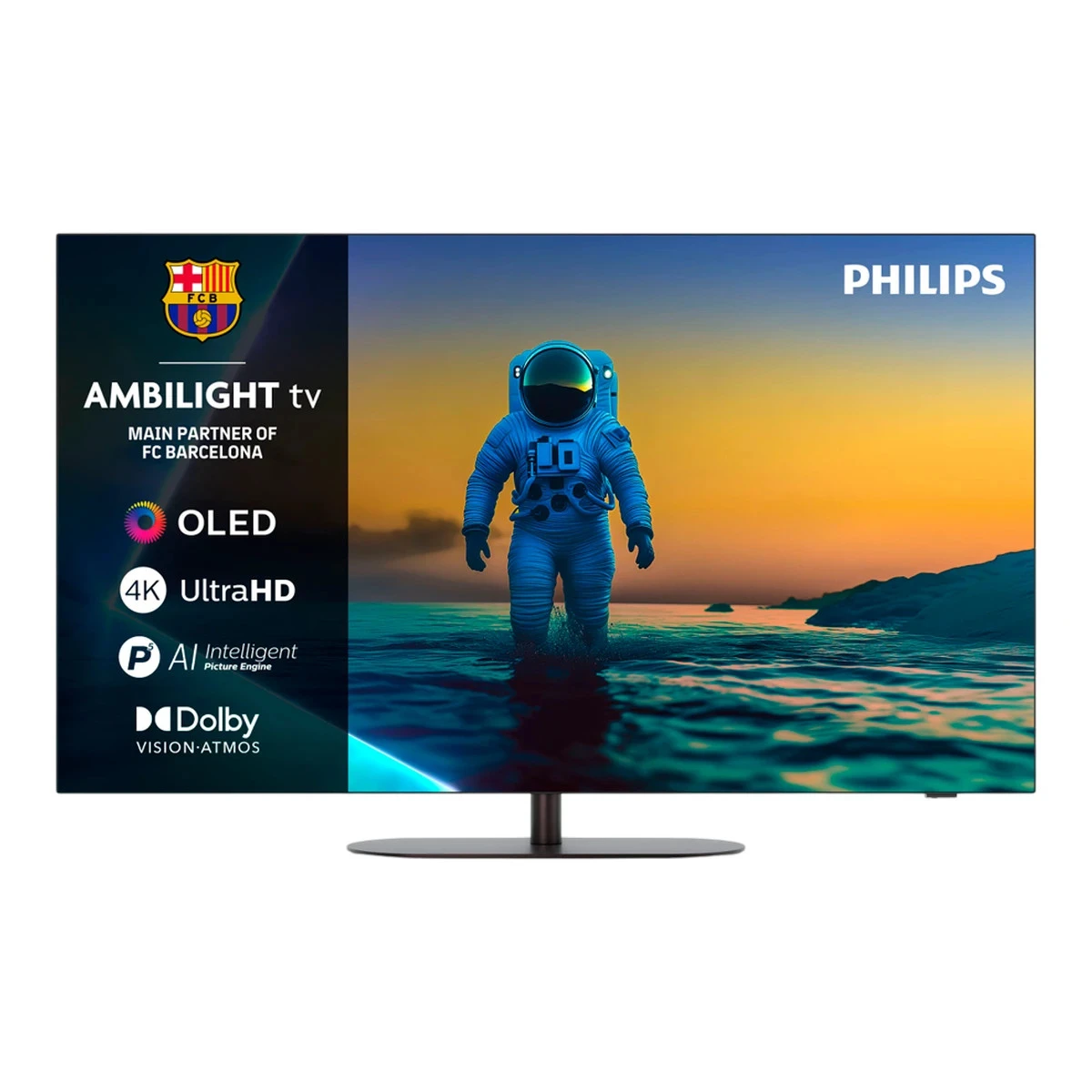 Philips 55OLED820/12 4K Google TV OLED, AMBILIGHT TV, 144 Hz, P5 AI Procesor, 139 cm (55''), Dolby Vision and Dolby Atmos