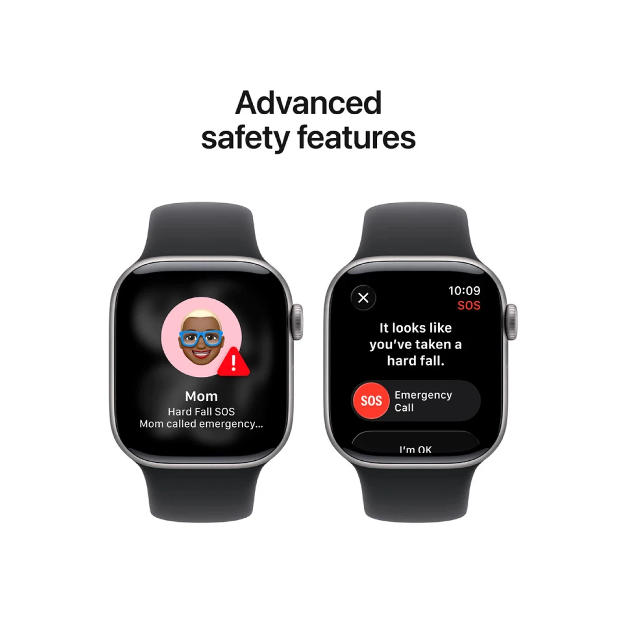 Apple Watch Series 11 GPS 42mm Space Grey Aluminium Case with Black Sport Band - S/M,Model A3331