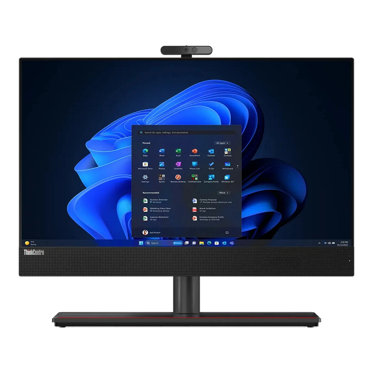 LENOVO ThinkCentre M90a Gen 5 AIO 23.8" FHD IPS TOUCH, Intel Core i5 14500 vPro, 16GB DDR5, 1TB SSD, 3x USB-A 3.2, 1x USB-C, HDMI In/Out, RJ-45, WiFi 6E, BT5.3, BH USB Kyb+Mouse, Win 11 Pro, Black, 3Yr