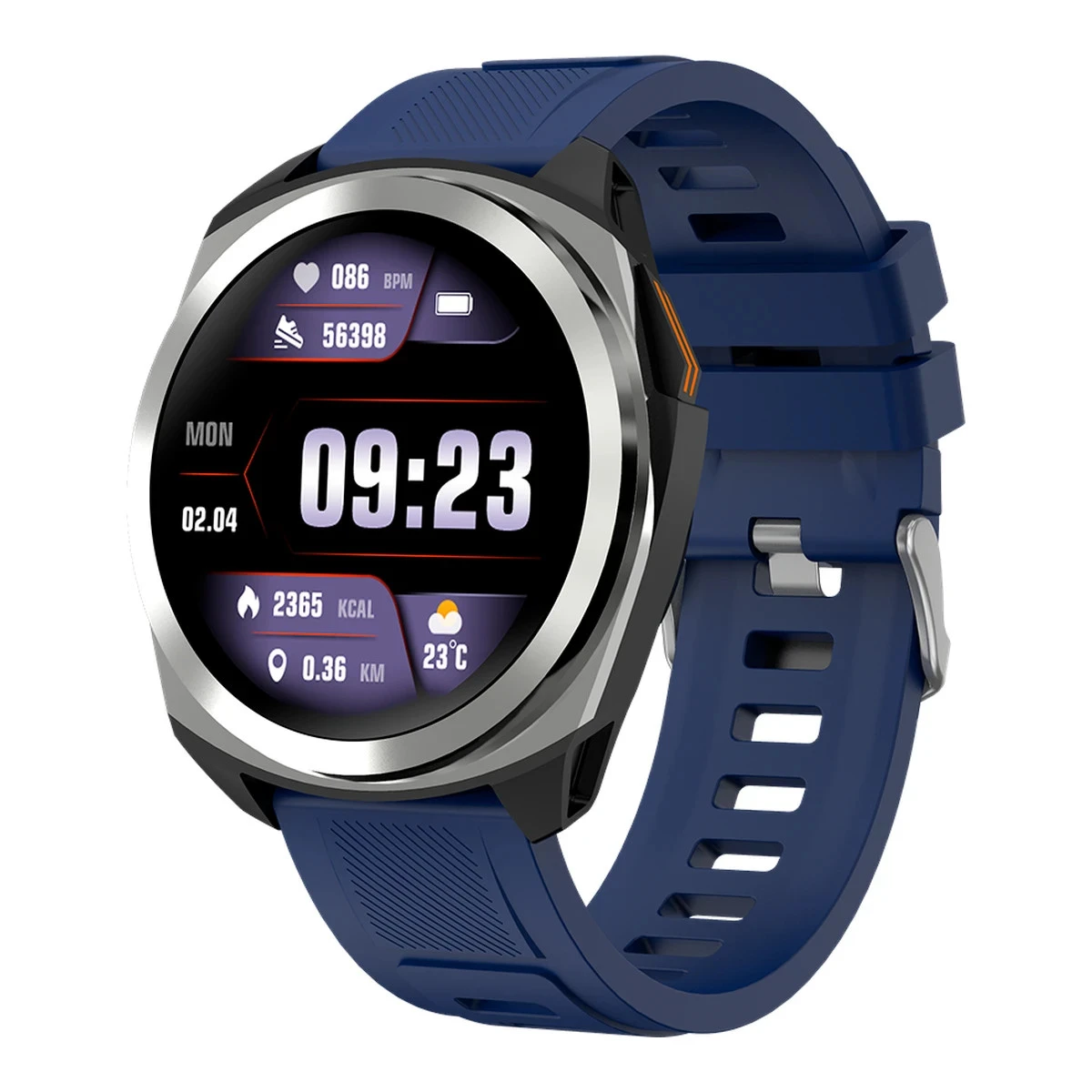 CANYON smart watch Maveric SW-83 GPS Silver Blue