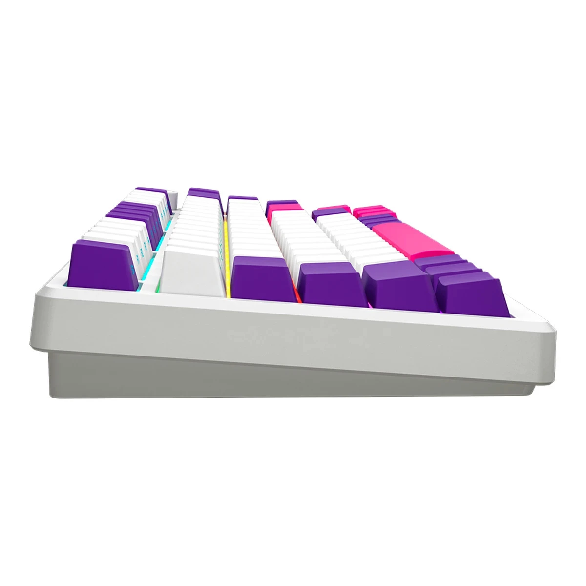 LORGAR KBP7075W, Wireless 75% Mechanical Gaming Keyboard Pro, White, EN layout