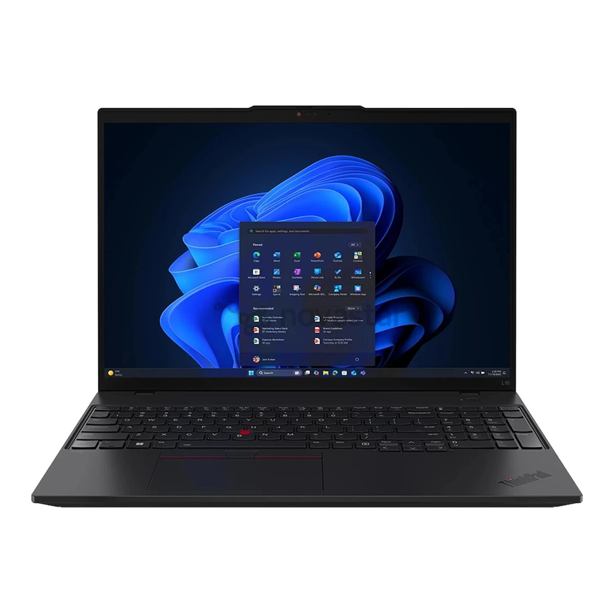 LENOVO ThinkPad L16 Gen 2 16" FHD WUXGA IPS, Intel Core Ultra 5 225U, 16GB DDR5, 512GB SSD, 3x USB-A 3.2, 2x USB C THB 4, HDMI, RJ-45, WiFi 6E, BT5.3, BH BL Kyb, 57Wh, No OS, Black, 3Yr
