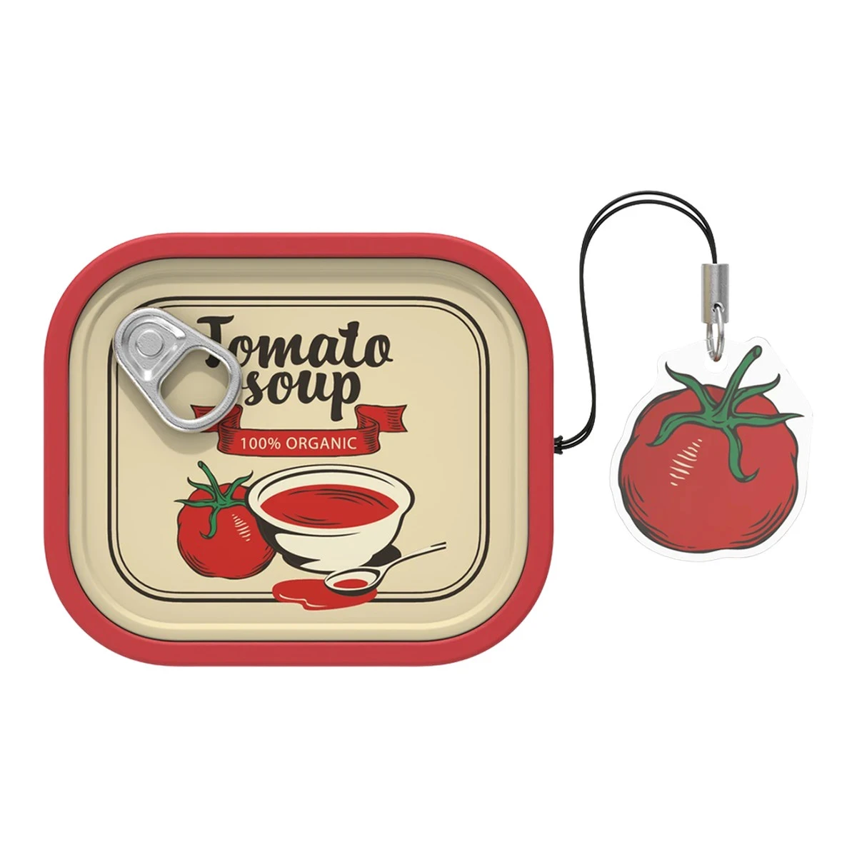 Samsung Galaxy Buds4 / Buds4 Pro Food Can Case Red