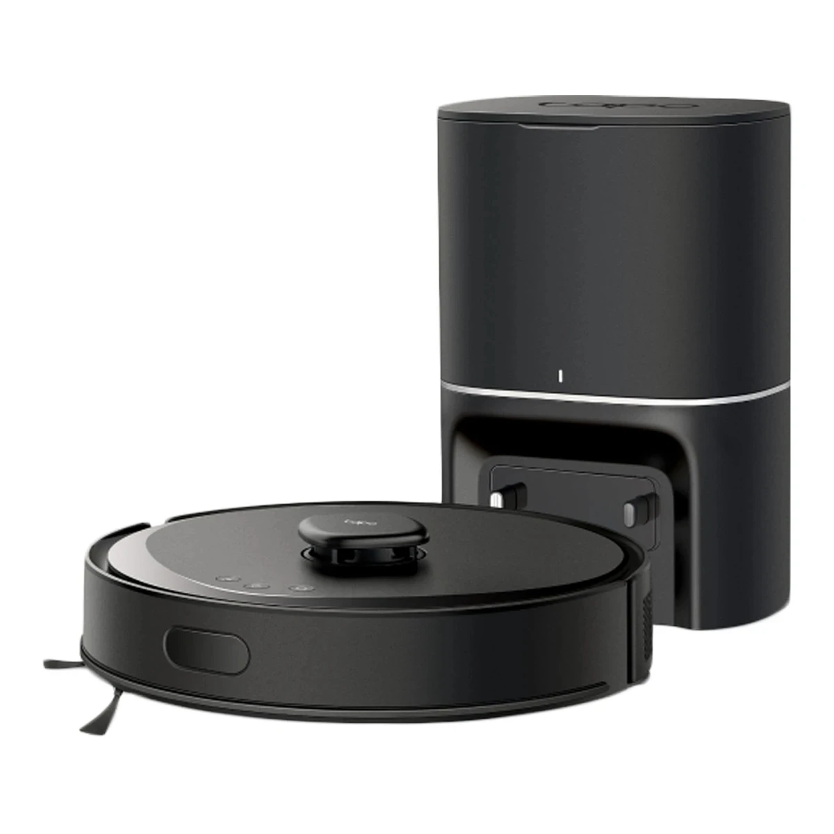 TP-Link Tapo RV30 Max Plus, Robot Vacuum Cleaner and Auto-Empty Dock, LiDAR + IMU Dual Navigation, Vacuum & Mop 2-in-1, 5300Pa, 3L Auto-Empty Dock, 2600mAh Battery, 250ml Dustbin, 300ml Water Tank, 5-Level Suction, 3-Level Water Flow