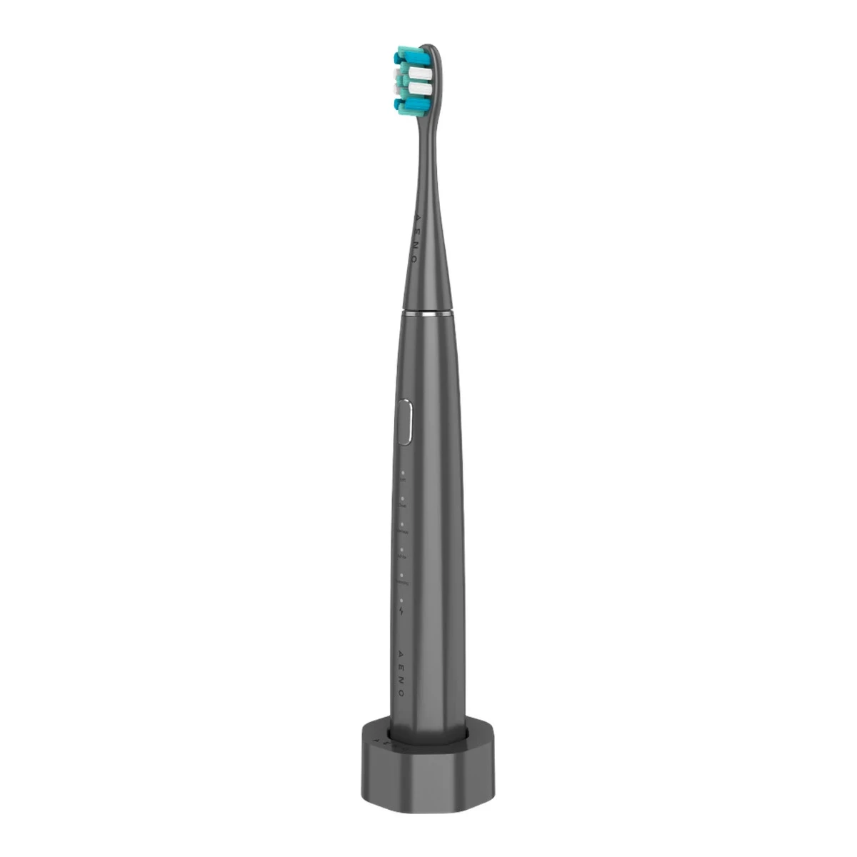 Wireless Tooth Brush, Grey, 3 Brush Heads, 1400mAh, Function: Soft, Clean, Massage, White, Sweep